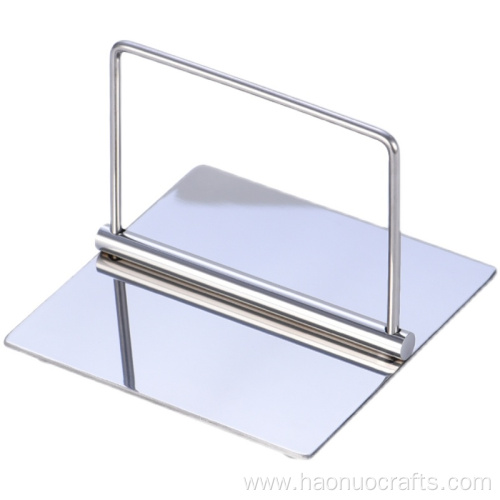 Square pressure rod stainless thick paper towel holder